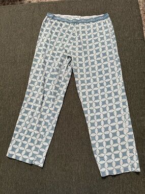 NEXT Light Blue 100 💯 Cotton Bottoms uncomfortable - UK L US M/L